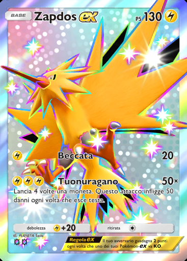 Zapdos-ex #105 · Il Bosco di Eevee (A3b)
