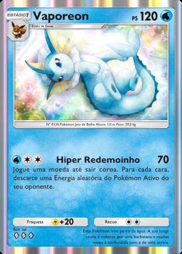 Vaporeon #016 · Bosque dos Eevee (A3b)