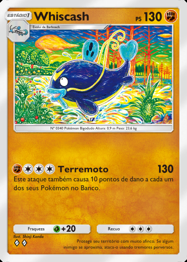 Whiscash #039 · Bosque dos Eevee (A3b)
