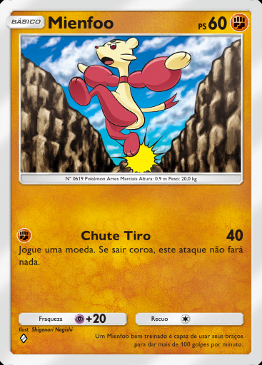 Mienfoo #040 · Bosque dos Eevee (A3b)