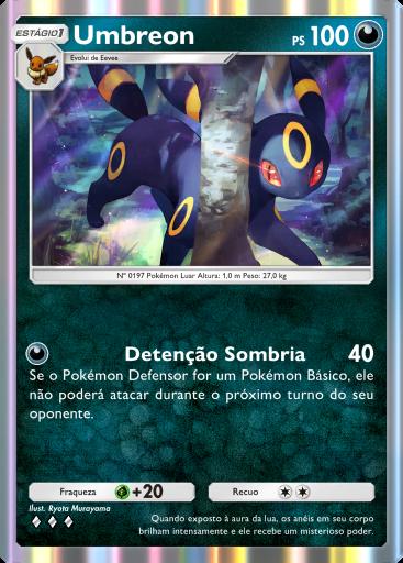 Umbreon #043 · Bosque dos Eevee (A3b)