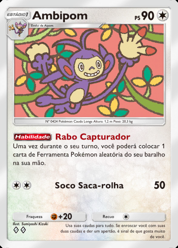 Ambipom #059 · Bosque dos Eevee (A3b)