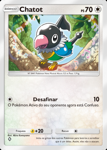 Chatot #060 · Bosque dos Eevee (A3b)