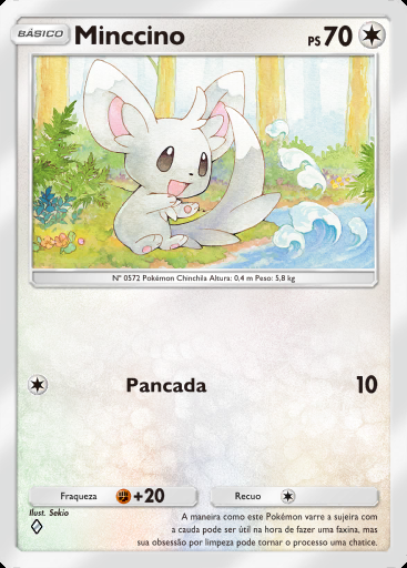 Minccino #062 · Bosque dos Eevee (A3b)