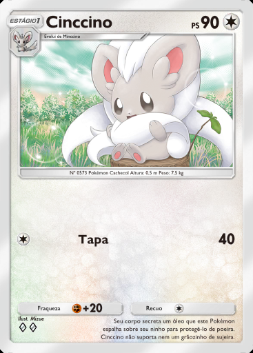 Cinccino #063 · Bosque dos Eevee (A3b)