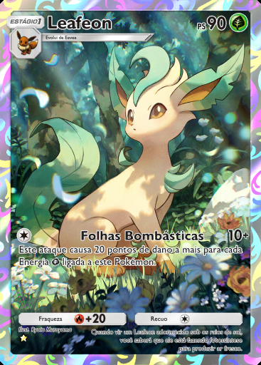 Leafeon #070 · Bosque dos Eevee (A3b)