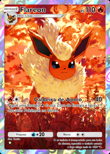 Flareon #071 · Bosque dos Eevee (A3b)