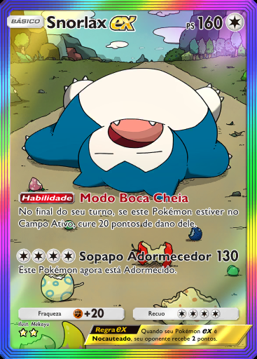 Snorlax ex #091 · Bosque dos Eevee (A3b)