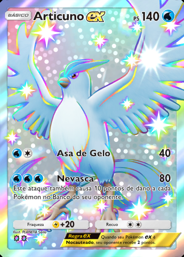 Articuno ex #104 · Bosque dos Eevee (A3b)