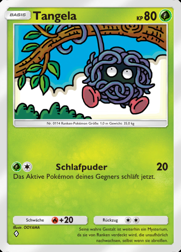 Tangela #004 · Weisheit von Meer und Himmel (A4)