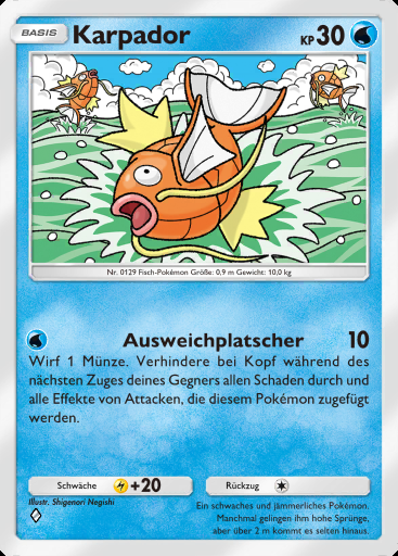 Karpador #044 · Weisheit von Meer und Himmel (A4)