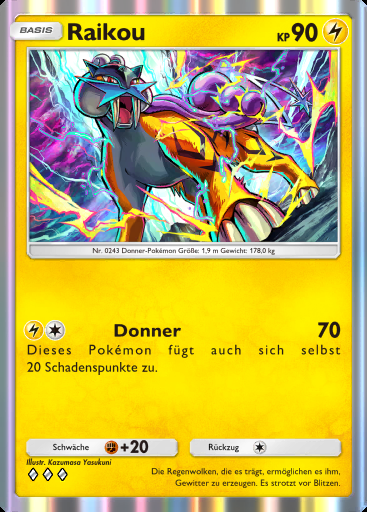 Raikou #071 · Weisheit von Meer und Himmel (A4)