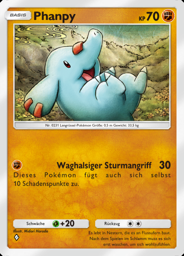 Phanpy #099 · Weisheit von Meer und Himmel (A4)
