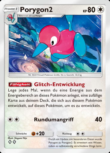 Porygon2 #136 · Weisheit von Meer und Himmel (A4)