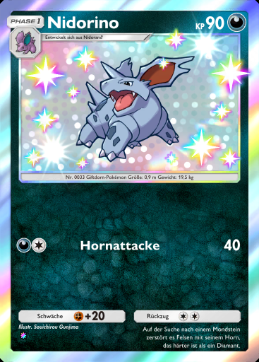 Nidorino #227 · Weisheit von Meer und Himmel (A4)