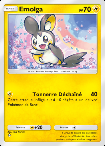 Emolga #072 · Sagesse entre Ciel et Mer (A4)