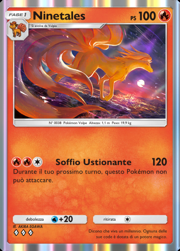 Ninetales #026 · La Via del Cielo e del Mare (A4)