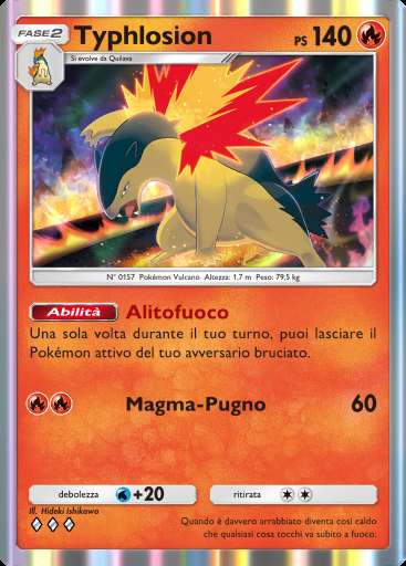Typhlosion #029 · La Via del Cielo e del Mare (A4)