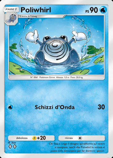 Poliwhirl #039 · La Via del Cielo e del Mare (A4)