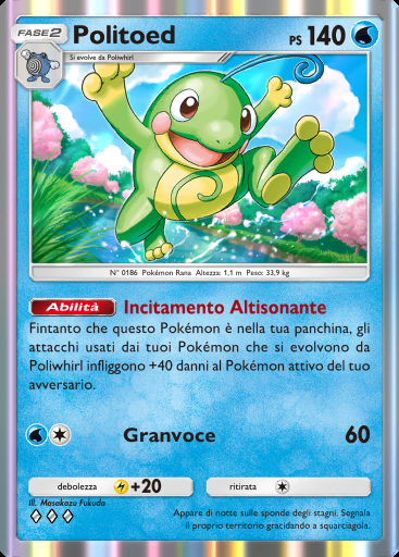 Politoed #040 · La Via del Cielo e del Mare (A4)