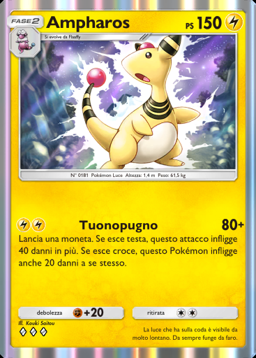 Ampharos #069 · La Via del Cielo e del Mare (A4)