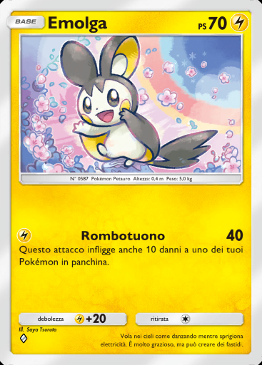 Emolga #072 · La Via del Cielo e del Mare (A4)