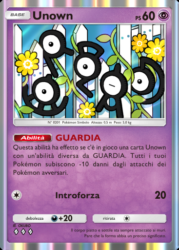 Unown #084 · La Via del Cielo e del Mare (A4)