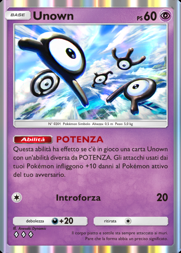 Unown #085 · La Via del Cielo e del Mare (A4)