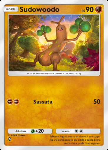 Sudowoodo #093 · La Via del Cielo e del Mare (A4)