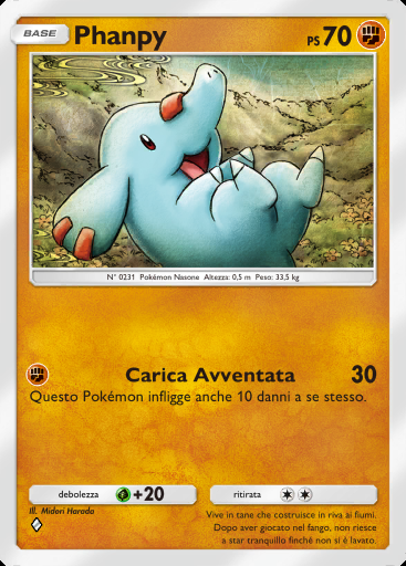 Phanpy #099 · La Via del Cielo e del Mare (A4)
