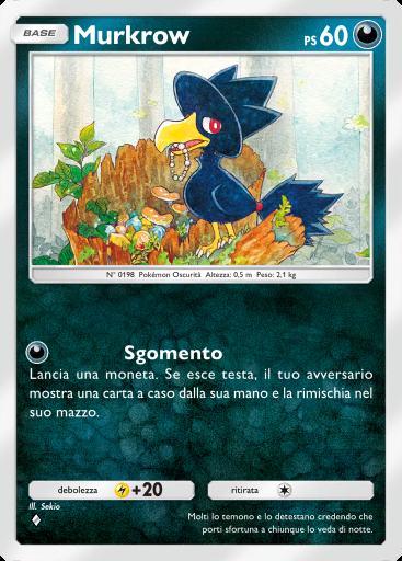 Murkrow #113 · La Via del Cielo e del Mare (A4)