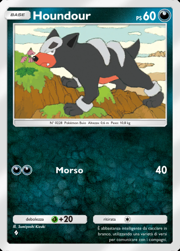 Houndour #117 · La Via del Cielo e del Mare (A4)