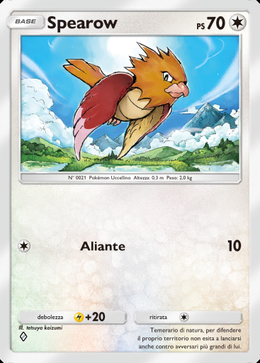 Spearow #129 · La Via del Cielo e del Mare (A4)