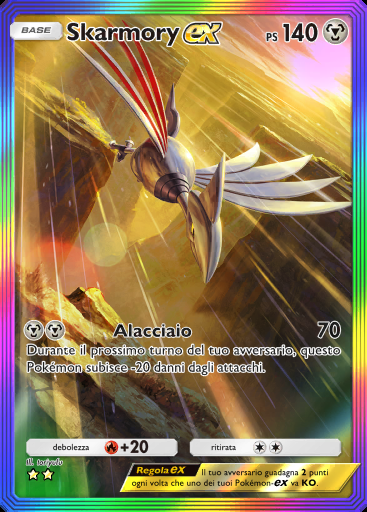 Skarmory-ex #209 · La Via del Cielo e del Mare (A4)