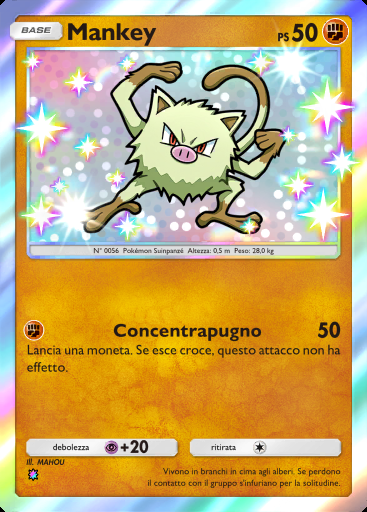 Mankey #221 · La Via del Cielo e del Mare (A4)