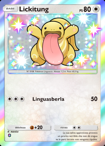 Lickitung #230 · La Via del Cielo e del Mare (A4)