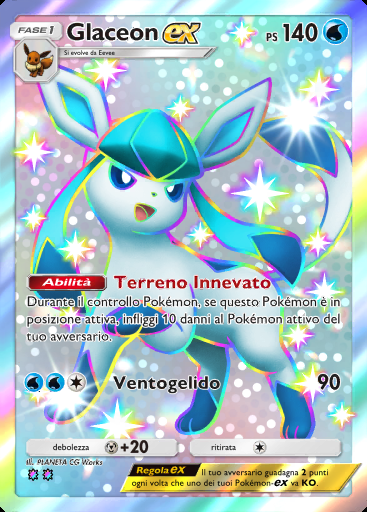 Glaceon-ex #235 · La Via del Cielo e del Mare (A4)