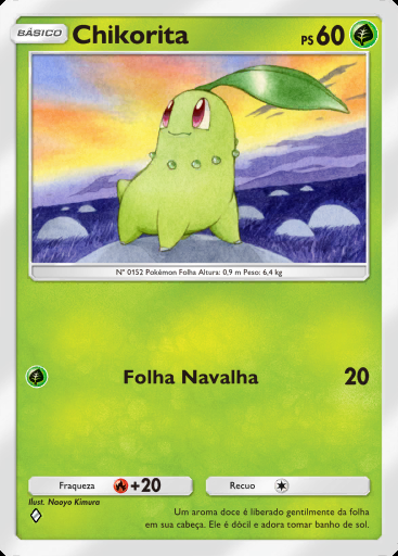 Chikorita #008 · Sabedoria dos Céus e Mares (A4)
