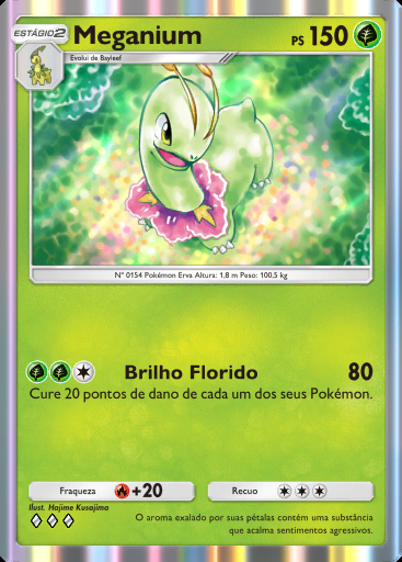 Meganium #010 · Sabedoria dos Céus e Mares (A4)