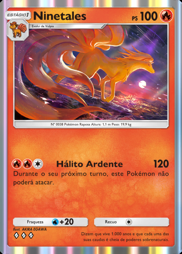 Ninetales #026 · Sabedoria dos Céus e Mares (A4)