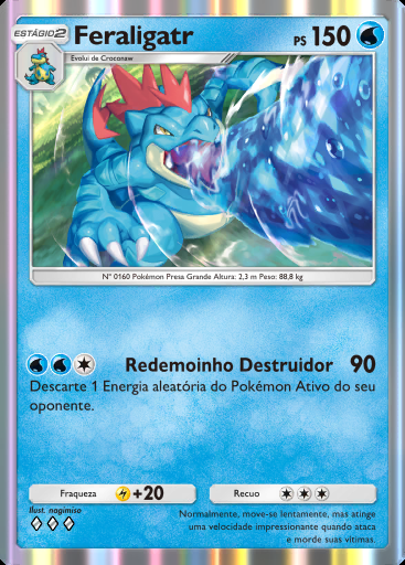 Feraligatr #048 · Sabedoria dos Céus e Mares (A4)