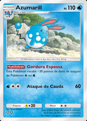 Azumarill #050 · Sabedoria dos Céus e Mares (A4)