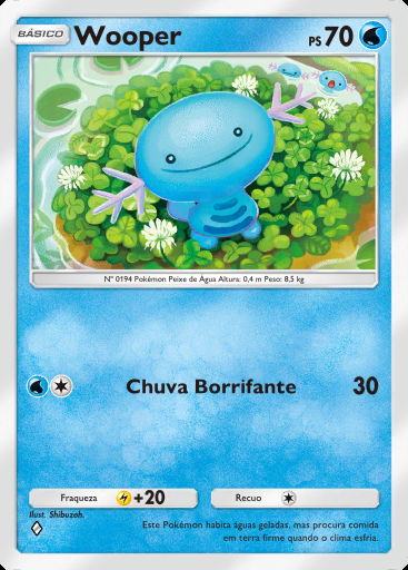 Wooper #051 · Sabedoria dos Céus e Mares (A4)