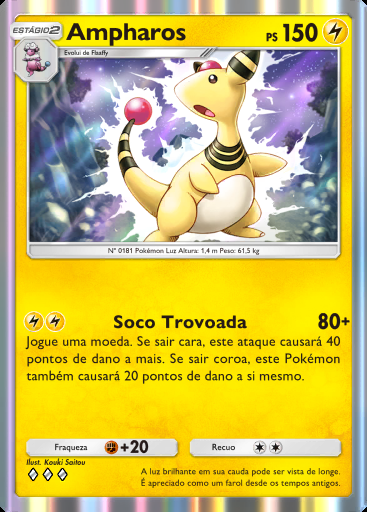 Ampharos #069 · Sabedoria dos Céus e Mares (A4)