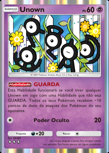 Unown #084 · Sabedoria dos Céus e Mares (A4)