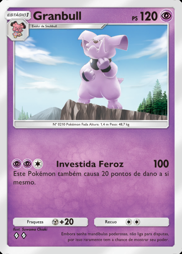 Granbull #089 · Sabedoria dos Céus e Mares (A4)