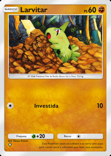 Larvitar #103 · Sabedoria dos Céus e Mares (A4)