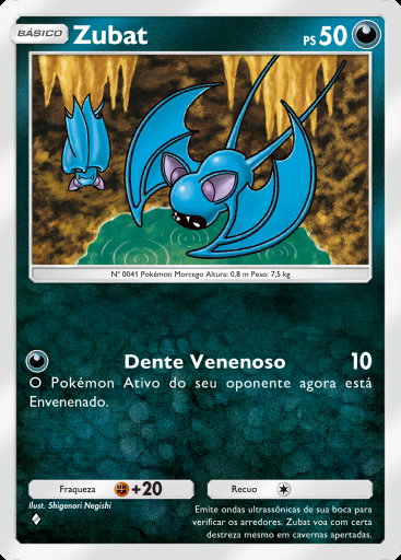 Zubat #107 · Sabedoria dos Céus e Mares (A4)