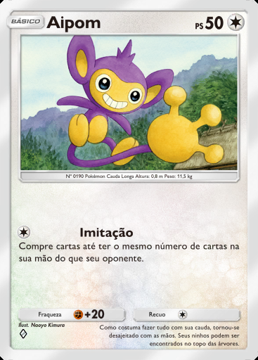 Aipom #142 · Sabedoria dos Céus e Mares (A4)