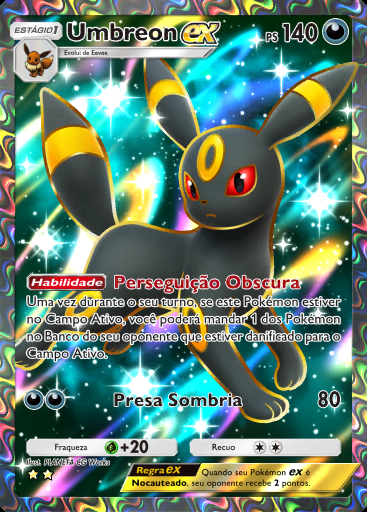 Umbreon ex #193 · Sabedoria dos Céus e Mares (A4)